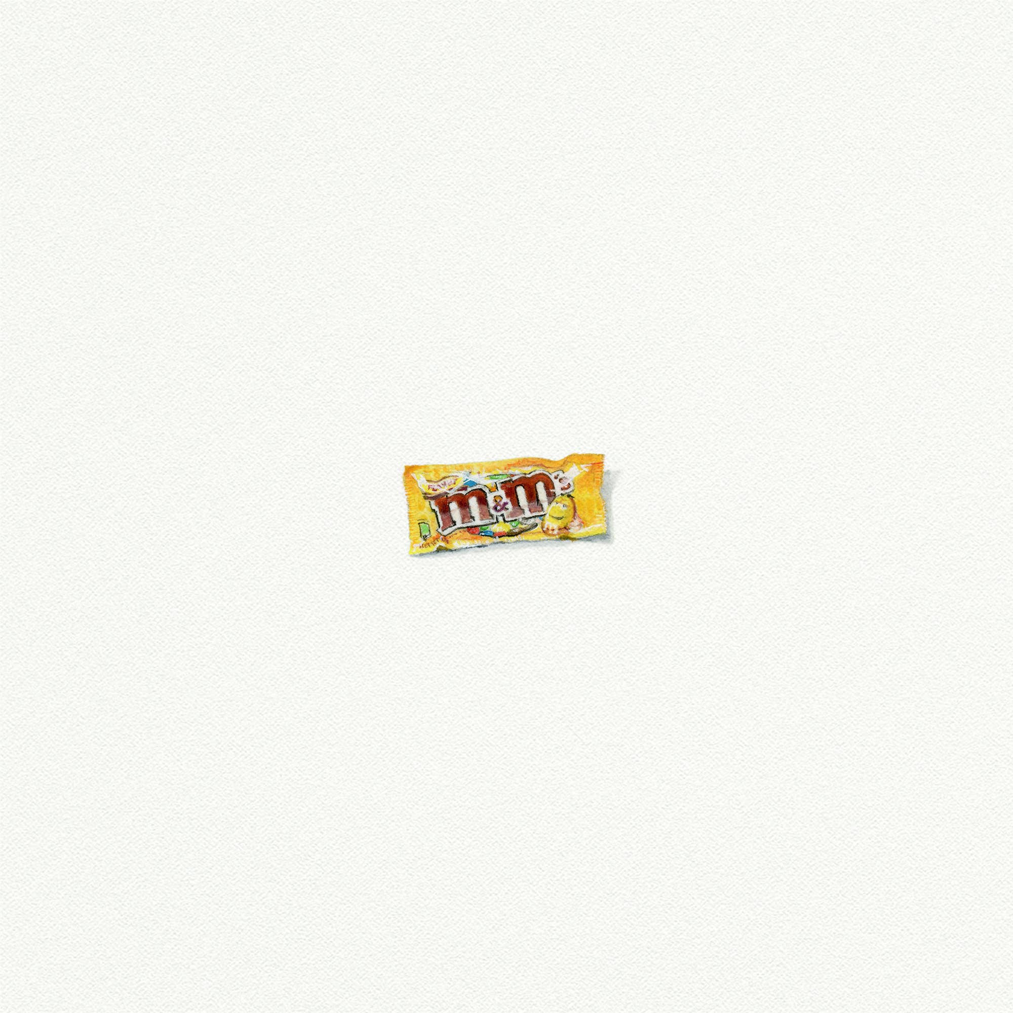 Peanut M&MS Miniature Watercolor Print - Box Turtle