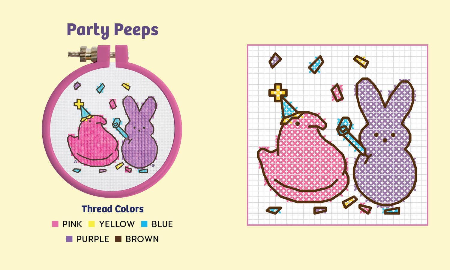 PEEPS Cross - Stitch Kit - Box Turtle