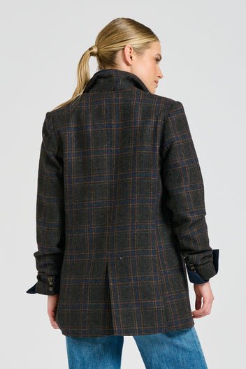 Perfect Plaid Iris Blazer - Box Turtle
