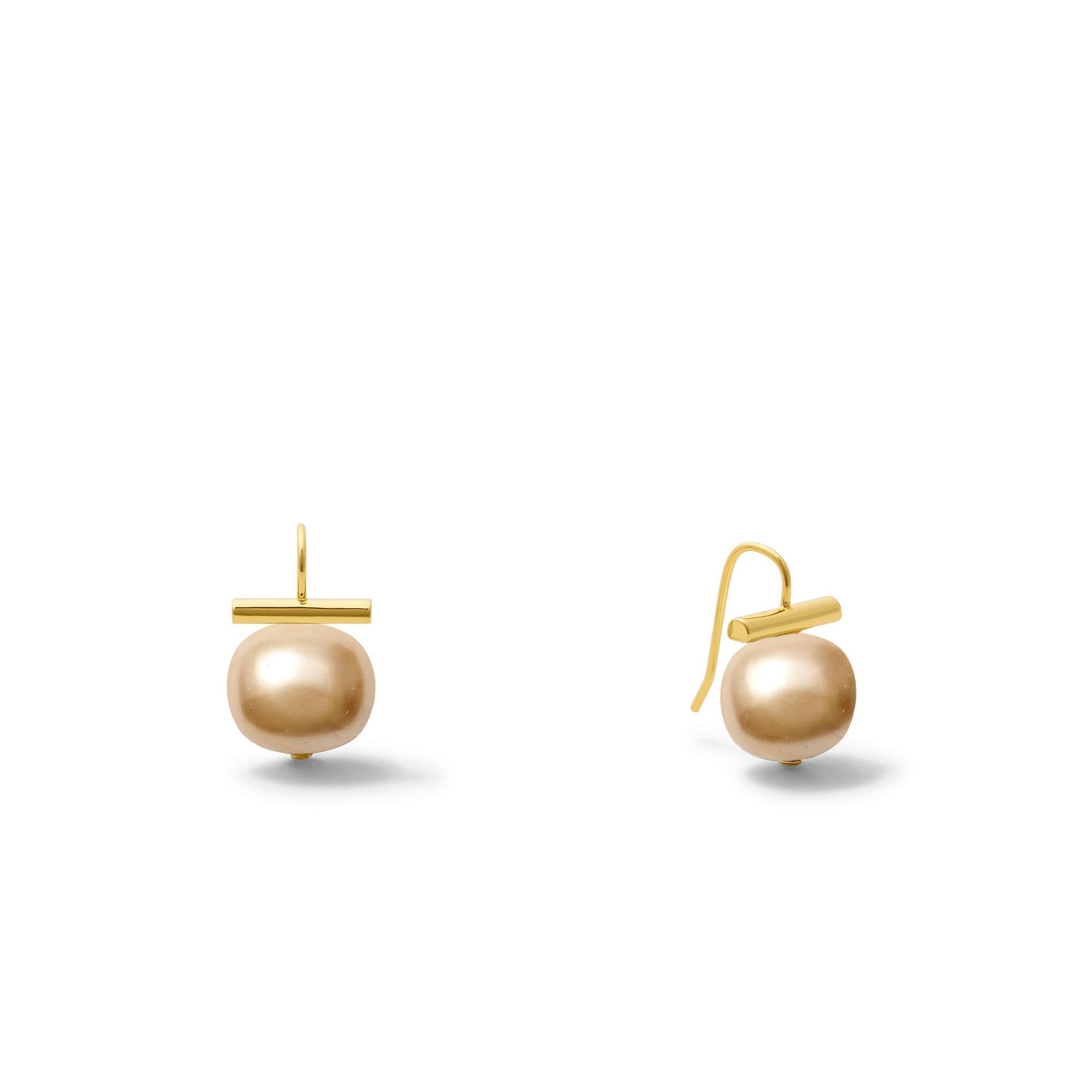 Petite + Sweet Pebble Pearl Earrings - Box Turtle