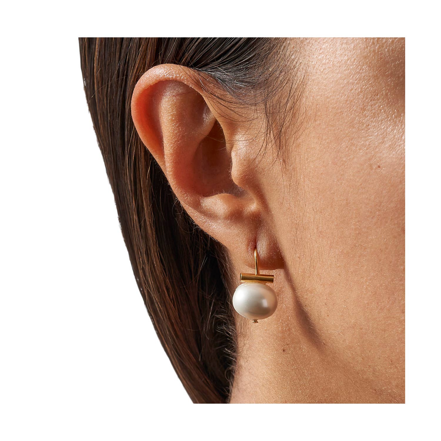 Petite + Sweet Pebble Pearl Earrings - Box Turtle