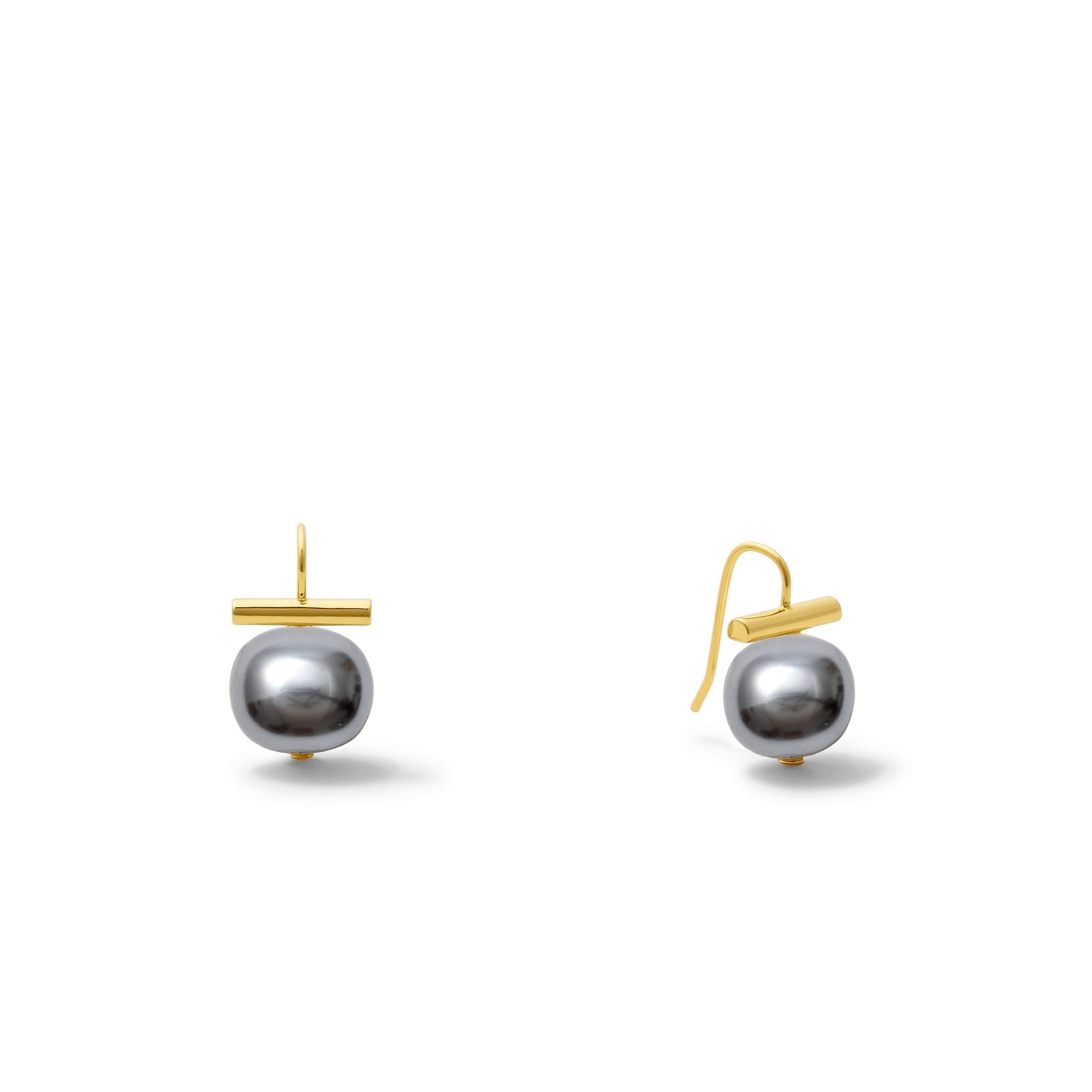 Petite + Sweet Pebble Pearl Earrings - Box Turtle