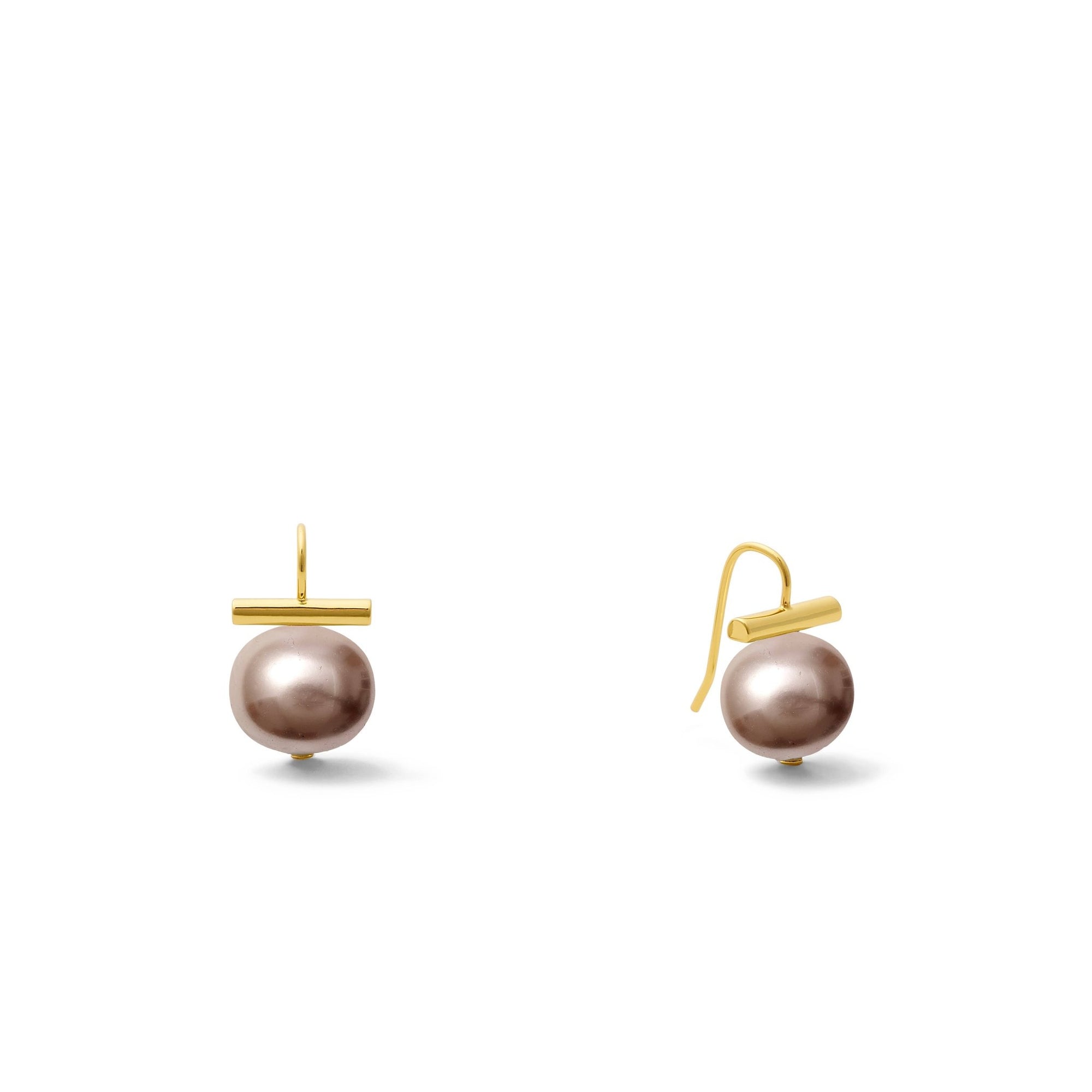 Petite + Sweet Pebble Pearl Earrings - Box Turtle