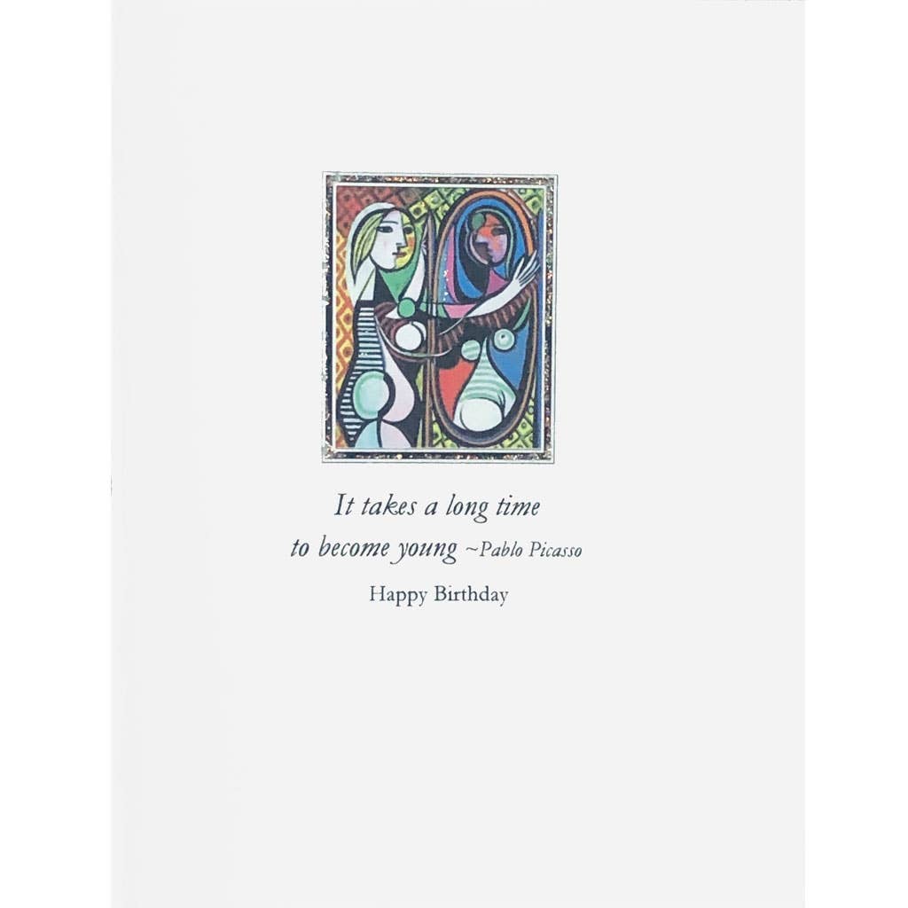 Picasso Birthday Card - Box Turtle