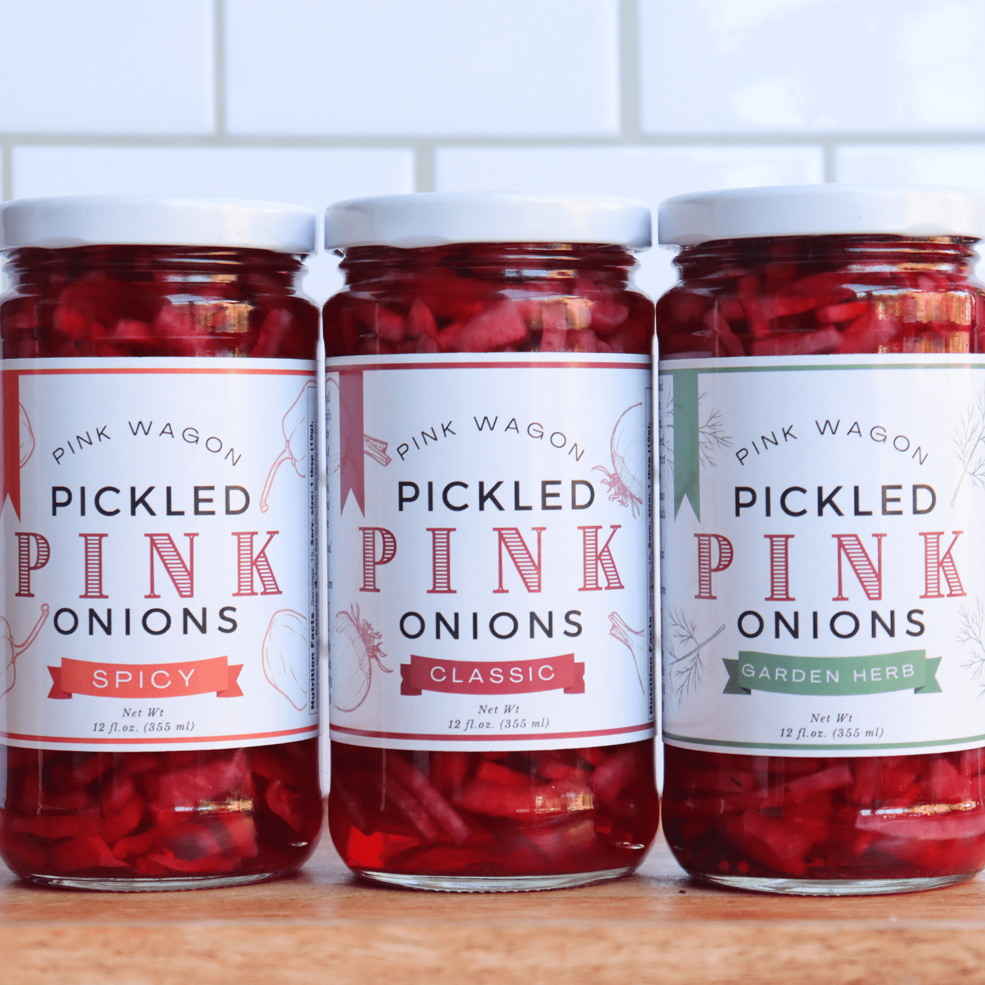 Pickled Pink Onions - Box Turtle