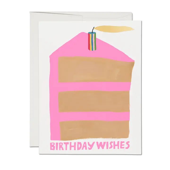 Piece of Cake Birthday Greeting Card - Box Turtle