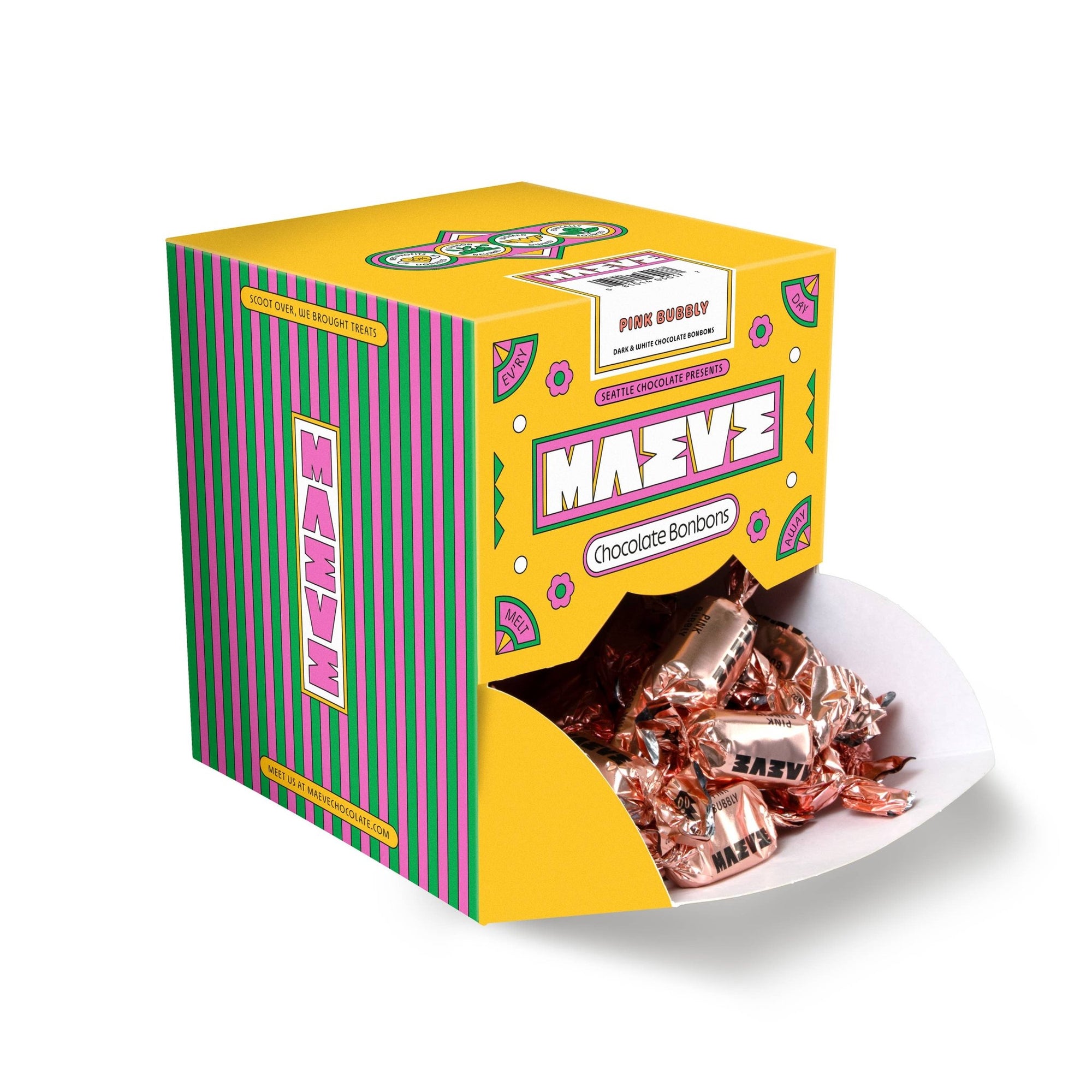 Pink Bubbly Bonbons - Bulk 2lb - Box Turtle