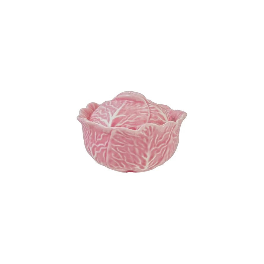 Pink Cabbage Shaped Baker - Box Turtle