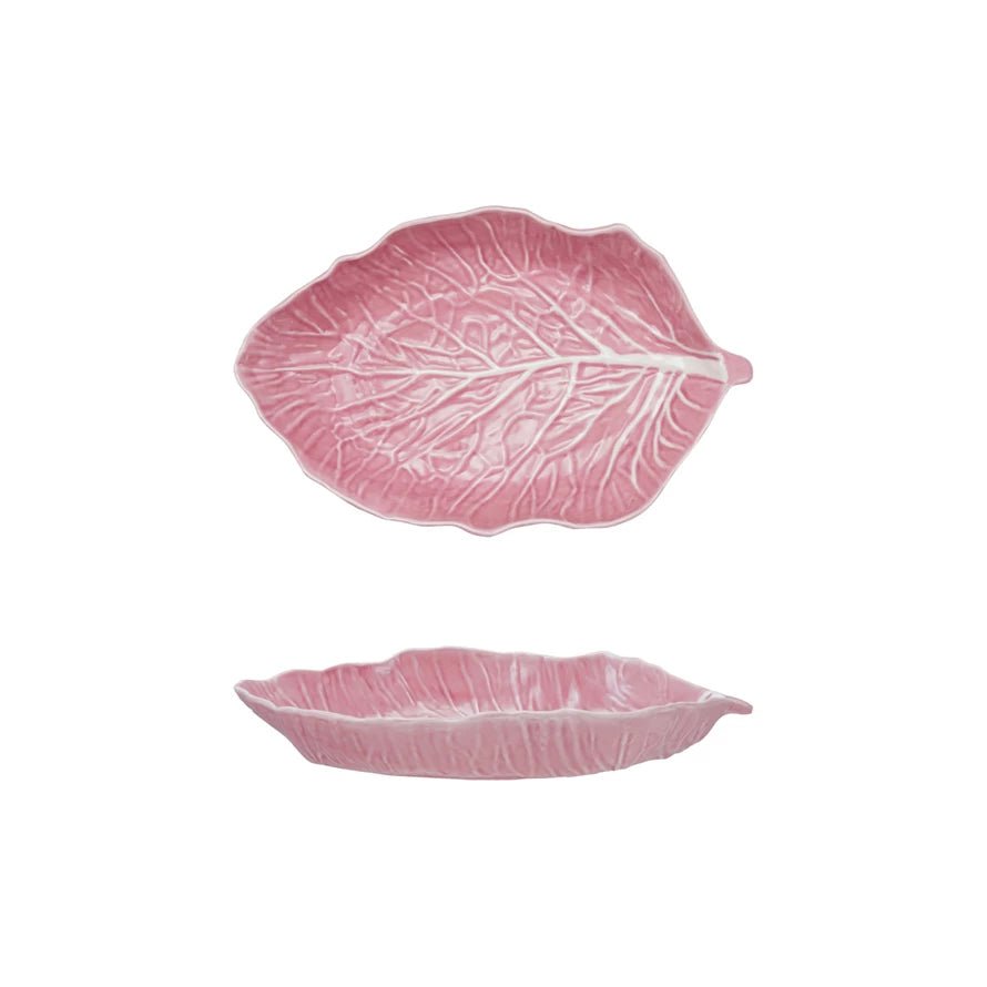 Pink Cabbage Shaped Platter - Box Turtle