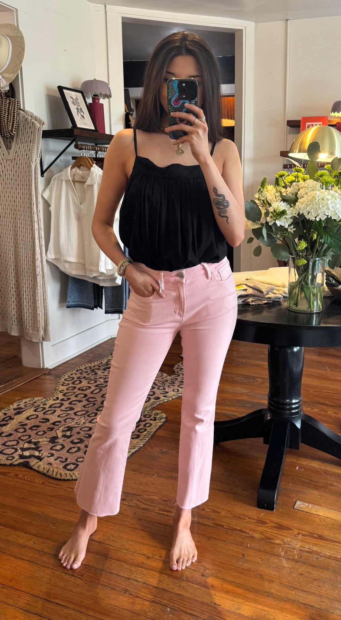 Pink Cloud Jeanne Jeans - Box Turtle