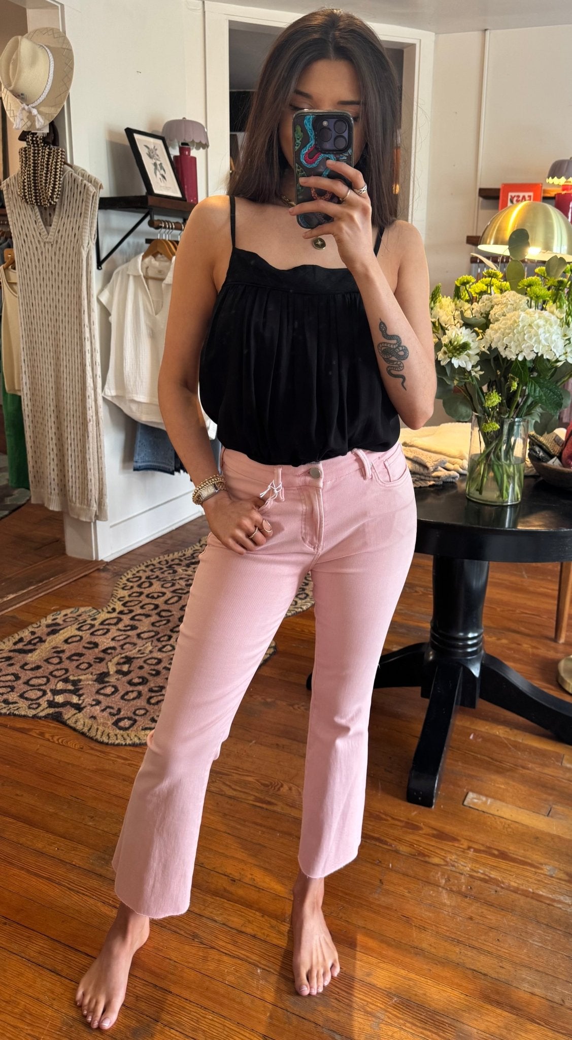 Pink Cloud Jeanne Jeans - Box Turtle