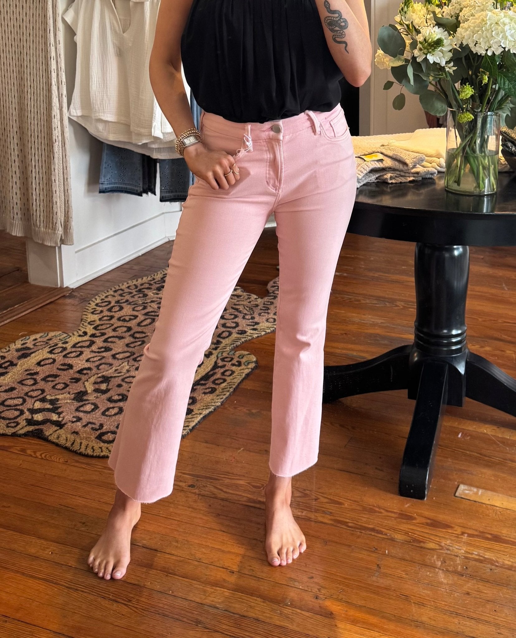 Pink Cloud Jeanne Jeans - Box Turtle