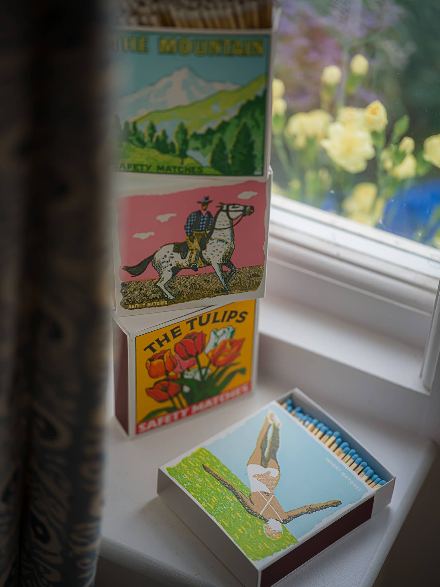 Pink Cowboy - Safety Matches - Box Turtle