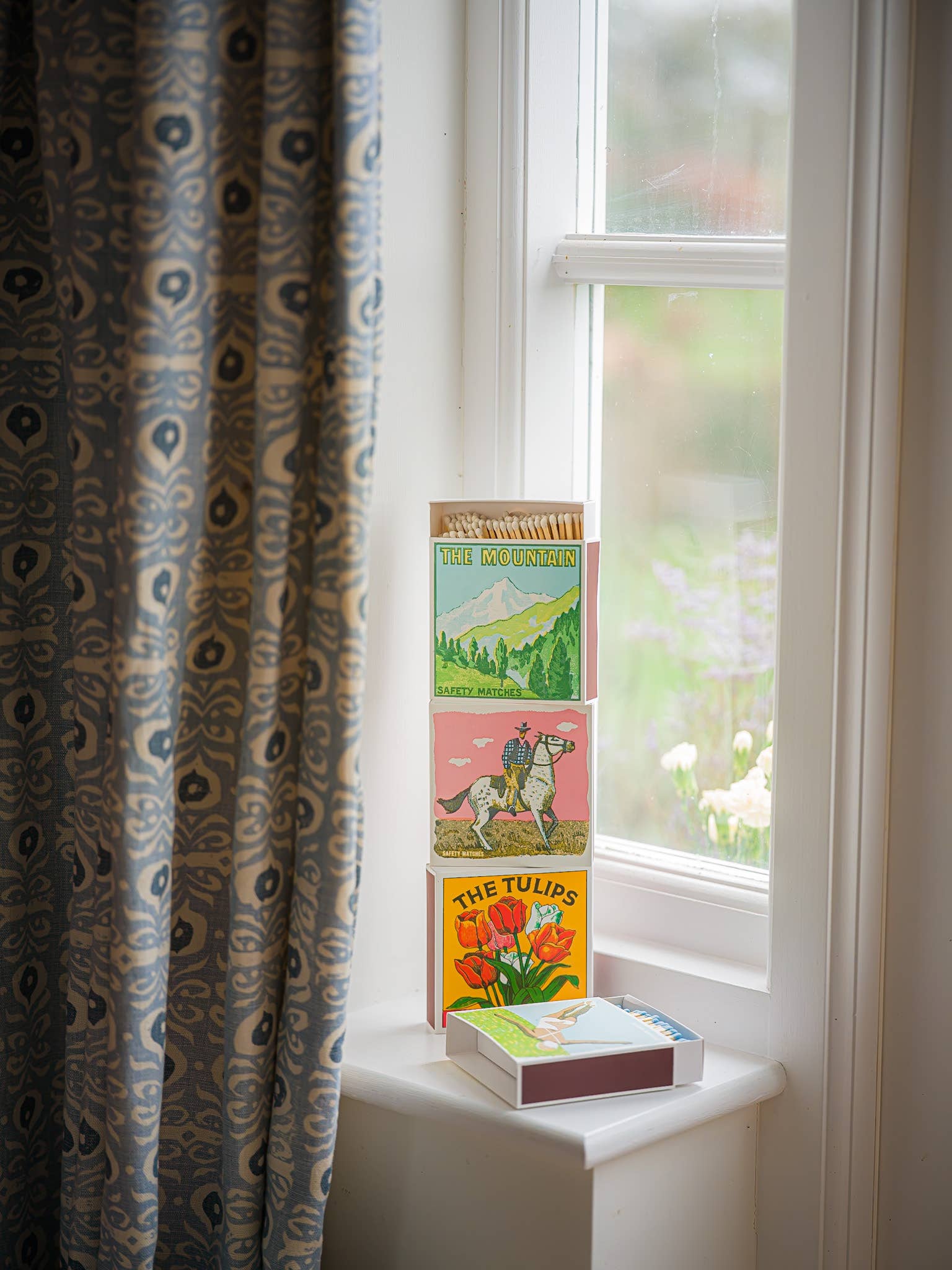 Pink Cowboy - Safety Matches - Box Turtle