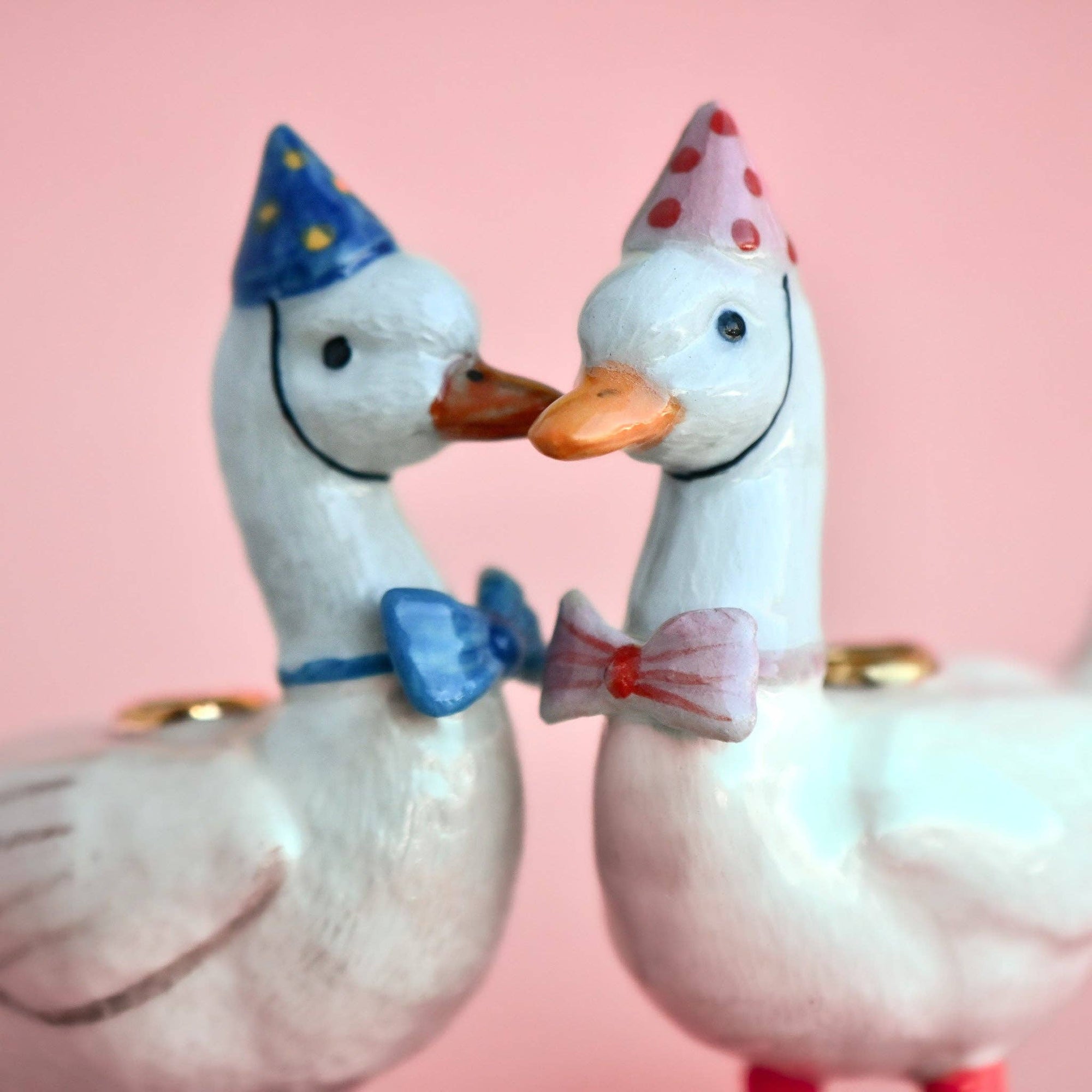 Pink Goose Cake Topper - Box Turtle