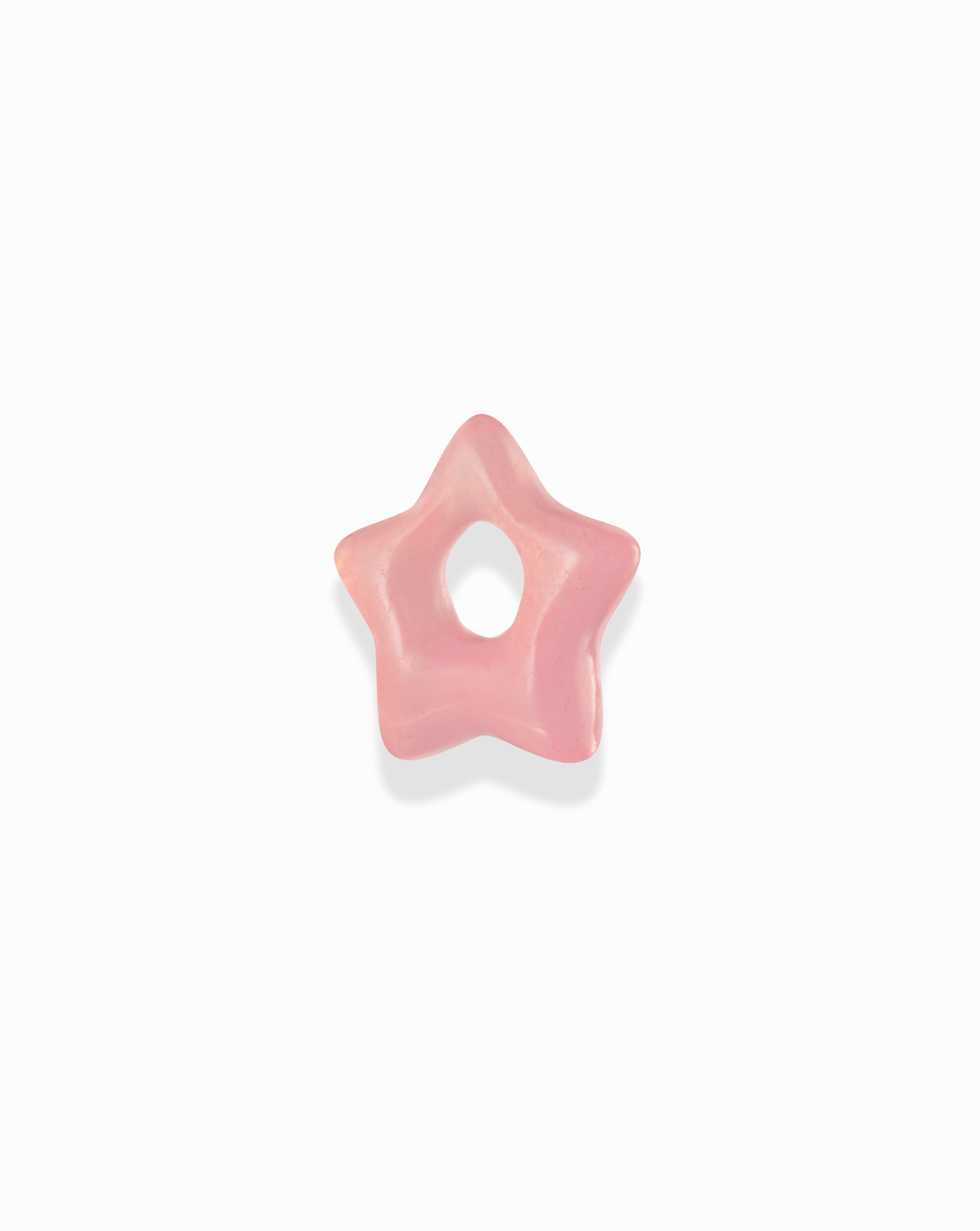 Pink Quartz Maia Star Spacer - Box Turtle