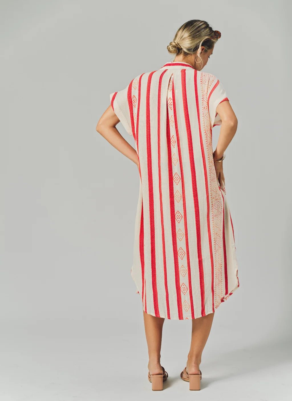 Pink Tribal Lea Dress - Box Turtle