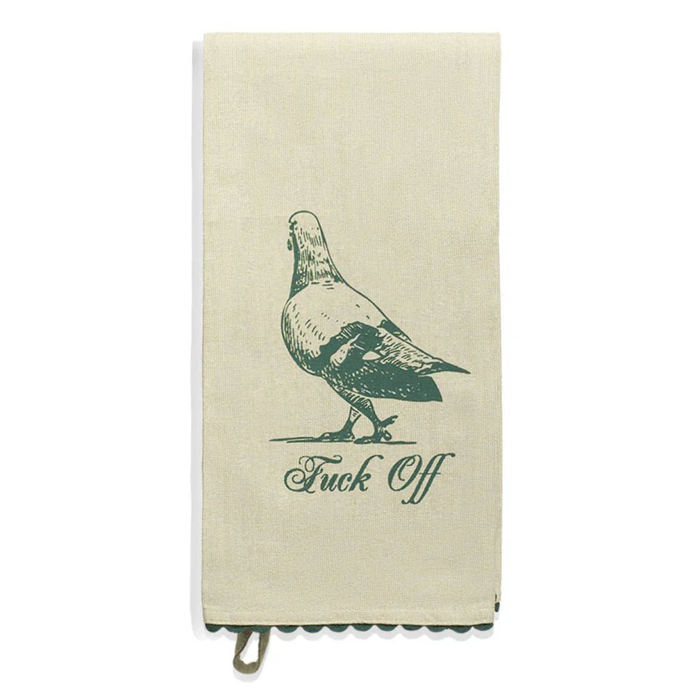 Pleasantries - Fuck Off Tea Towel - Box Turtle