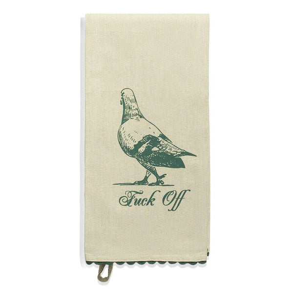 Pleasantries - Fuck Off Tea Towel - Box Turtle