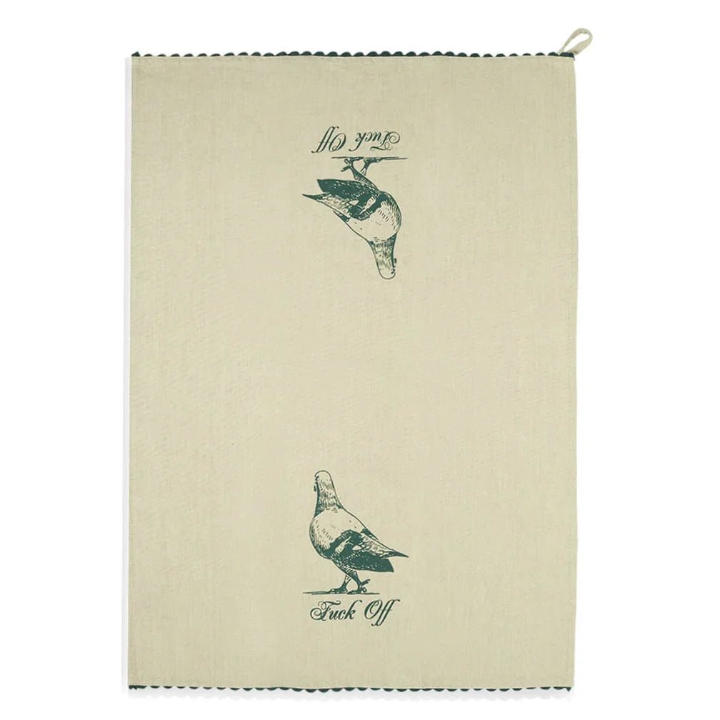 Pleasantries - Fuck Off Tea Towel - Box Turtle