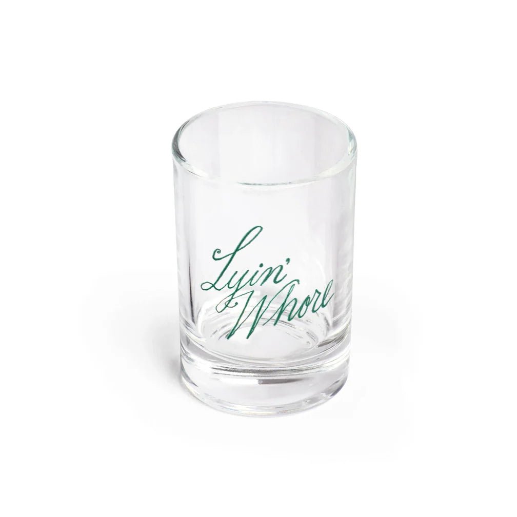 Pleasantries - Lyin' Whore Shot Glass - Box Turtle