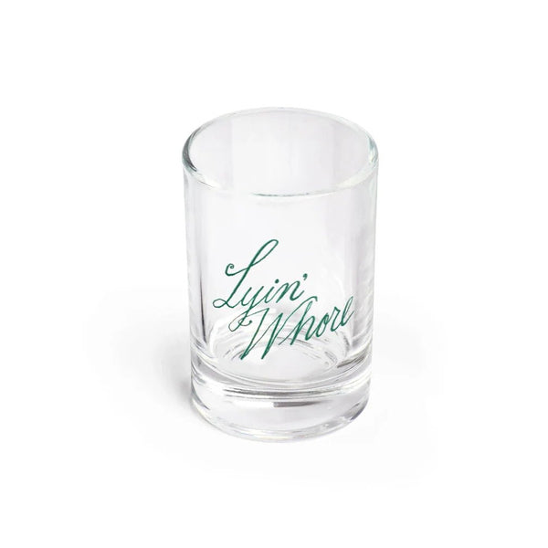 Pleasantries - Lyin' Whore Shot Glass - Box Turtle