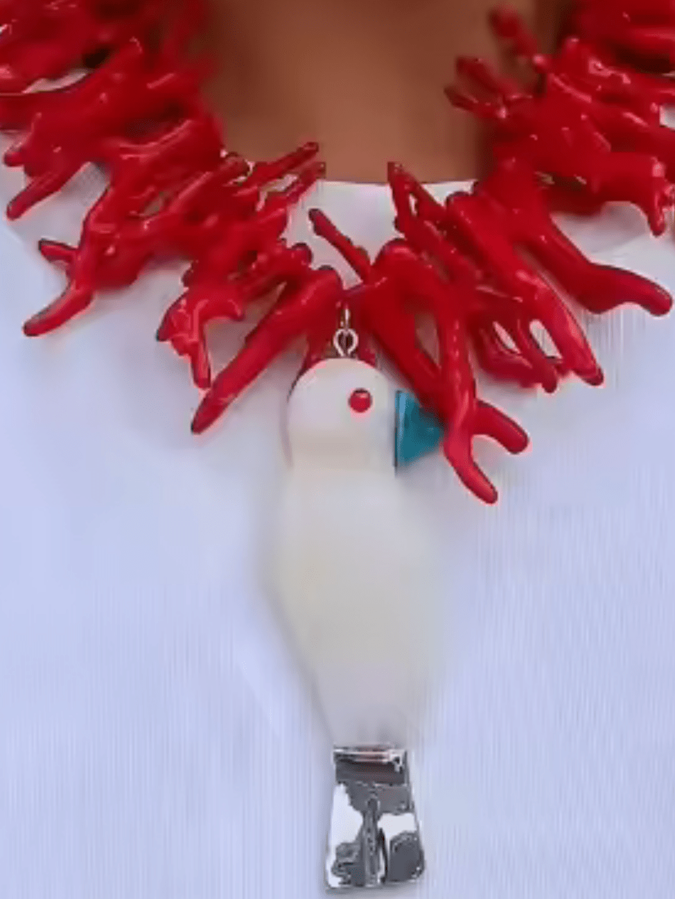 Polly - The Bird and Sea Necklace - Box Turtle