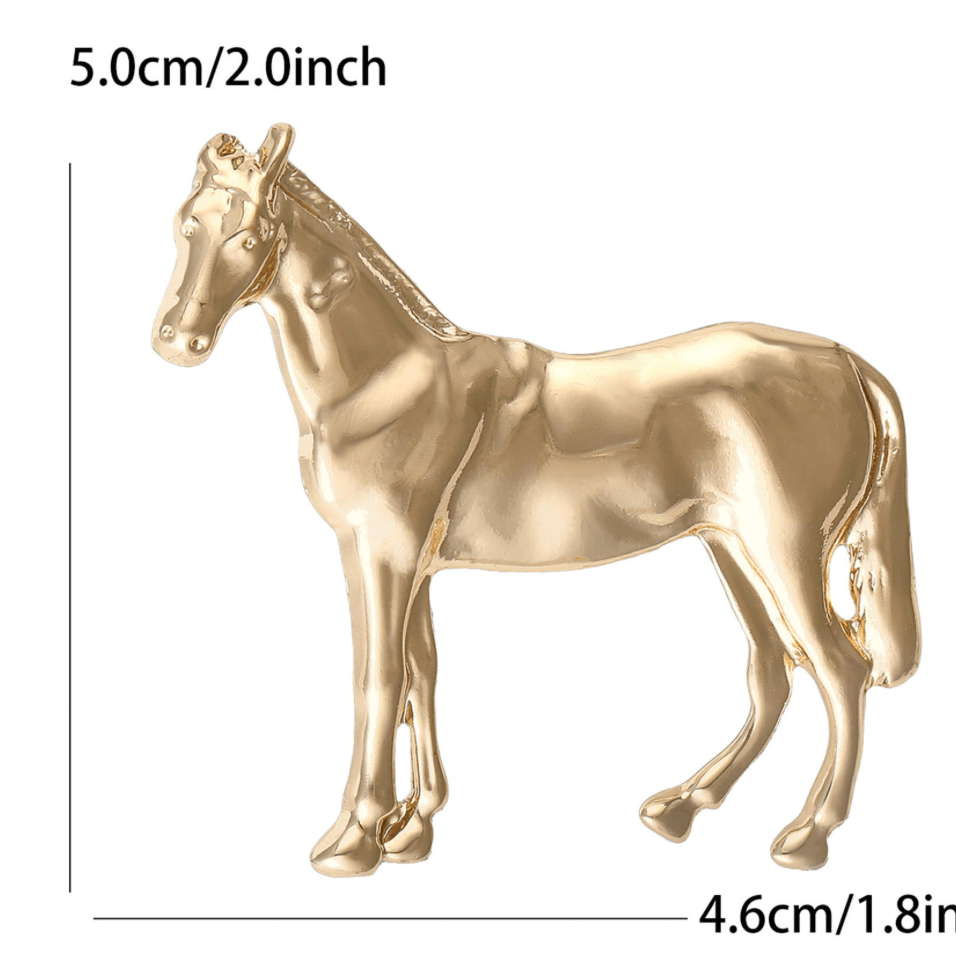 Pony Broach Horse Pin - Box Turtle