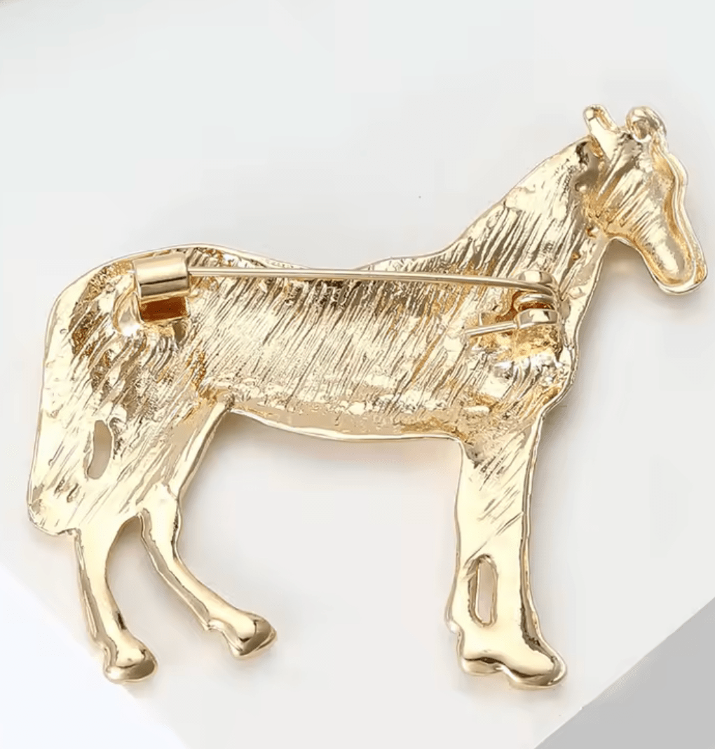 Pony Broach Horse Pin - Box Turtle