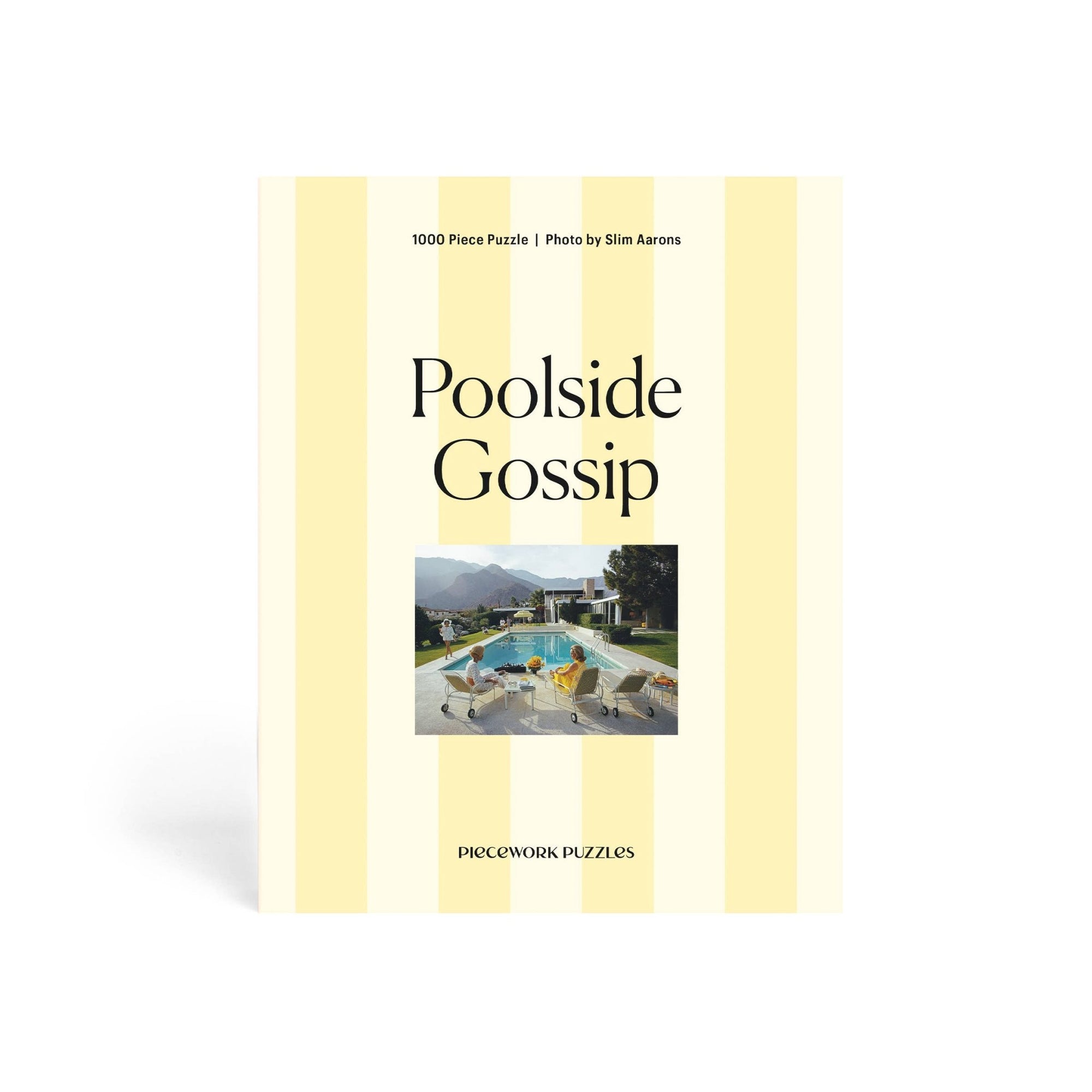 Poolside Gossip Slim Aarons Collab - 1000 Piece Puzzle - Box Turtle