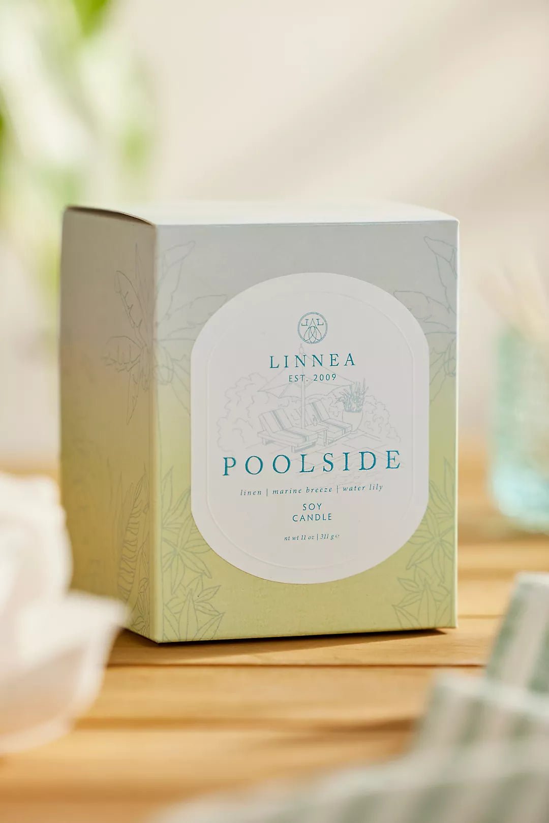 Poolside Two - Wick Candle - Box Turtle