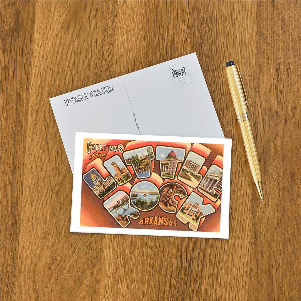 Postcard - Greetings from Little Rock - Box Turtle