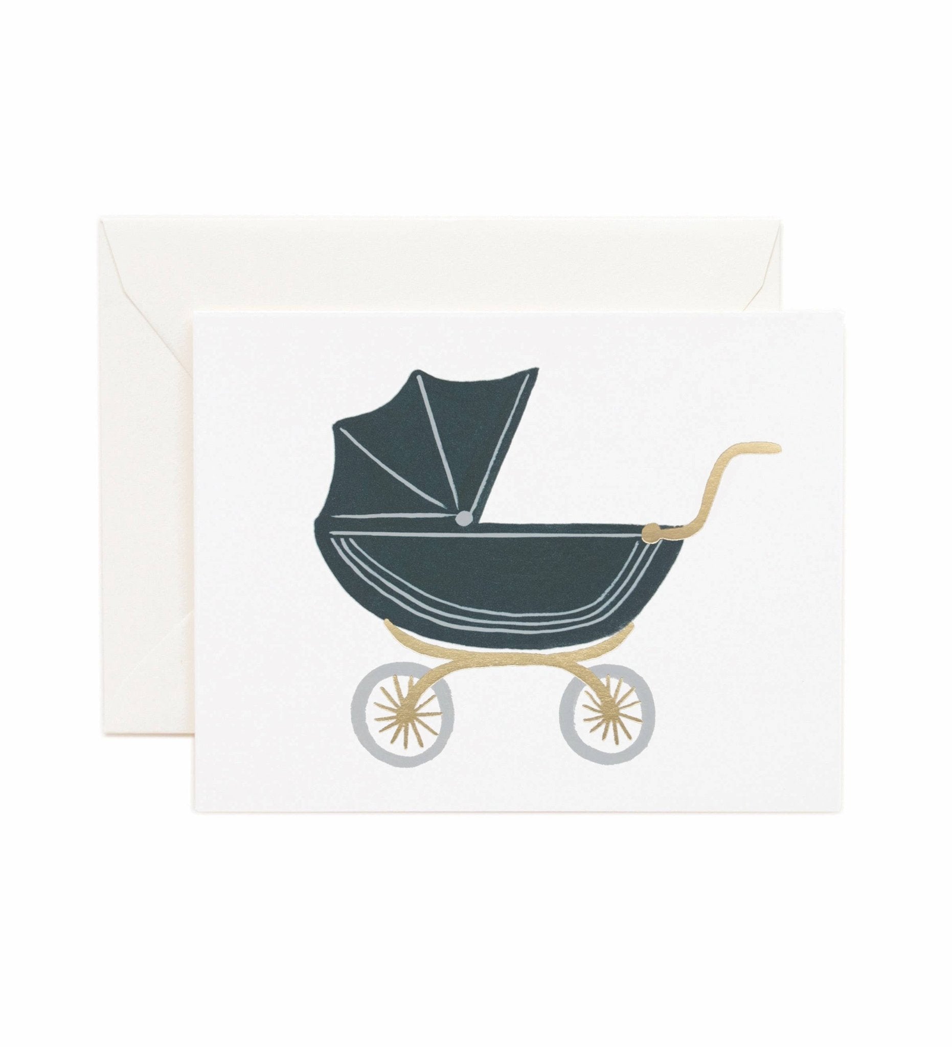 Pram Baby Card - Box Turtle