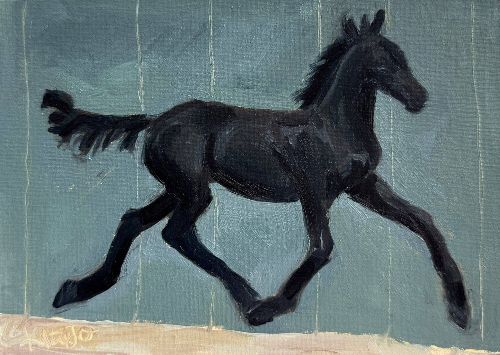 Prancing Filly Print - Box Turtle
