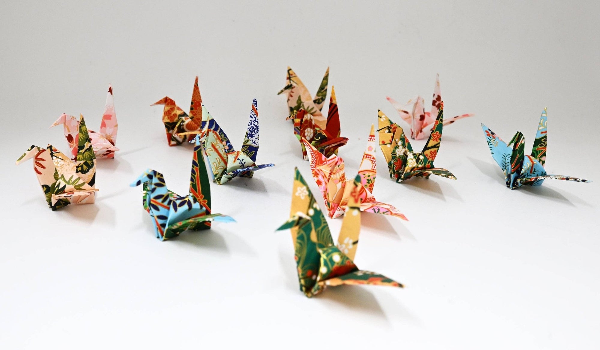 Pre Folded Origami Paper Crane - Box Turtle