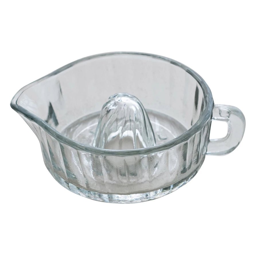 Pressed Glass Juicer - Box Turtle