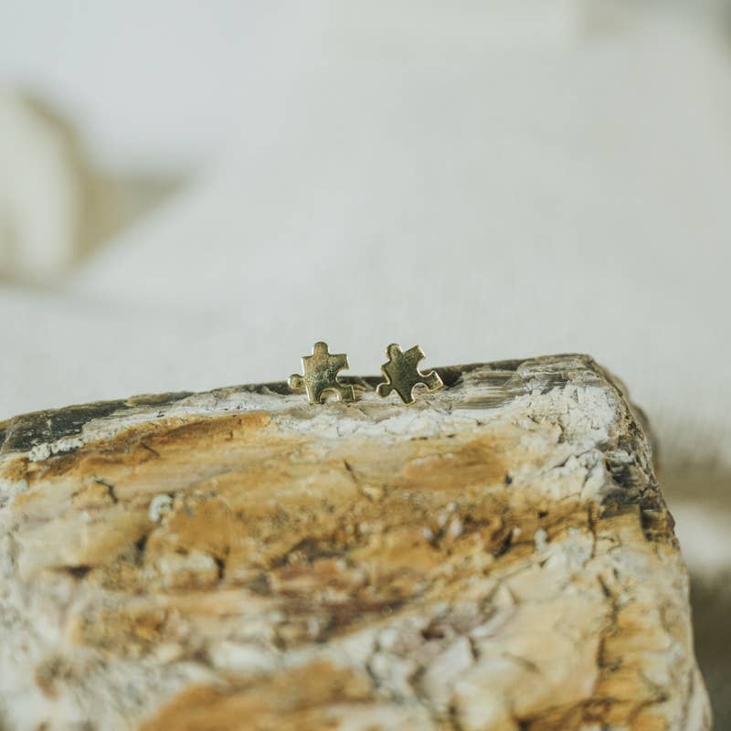 Puzzle Studs - Box Turtle