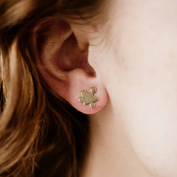 Puzzle Studs - Box Turtle