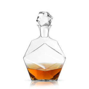 Faceted Crystal Decanter