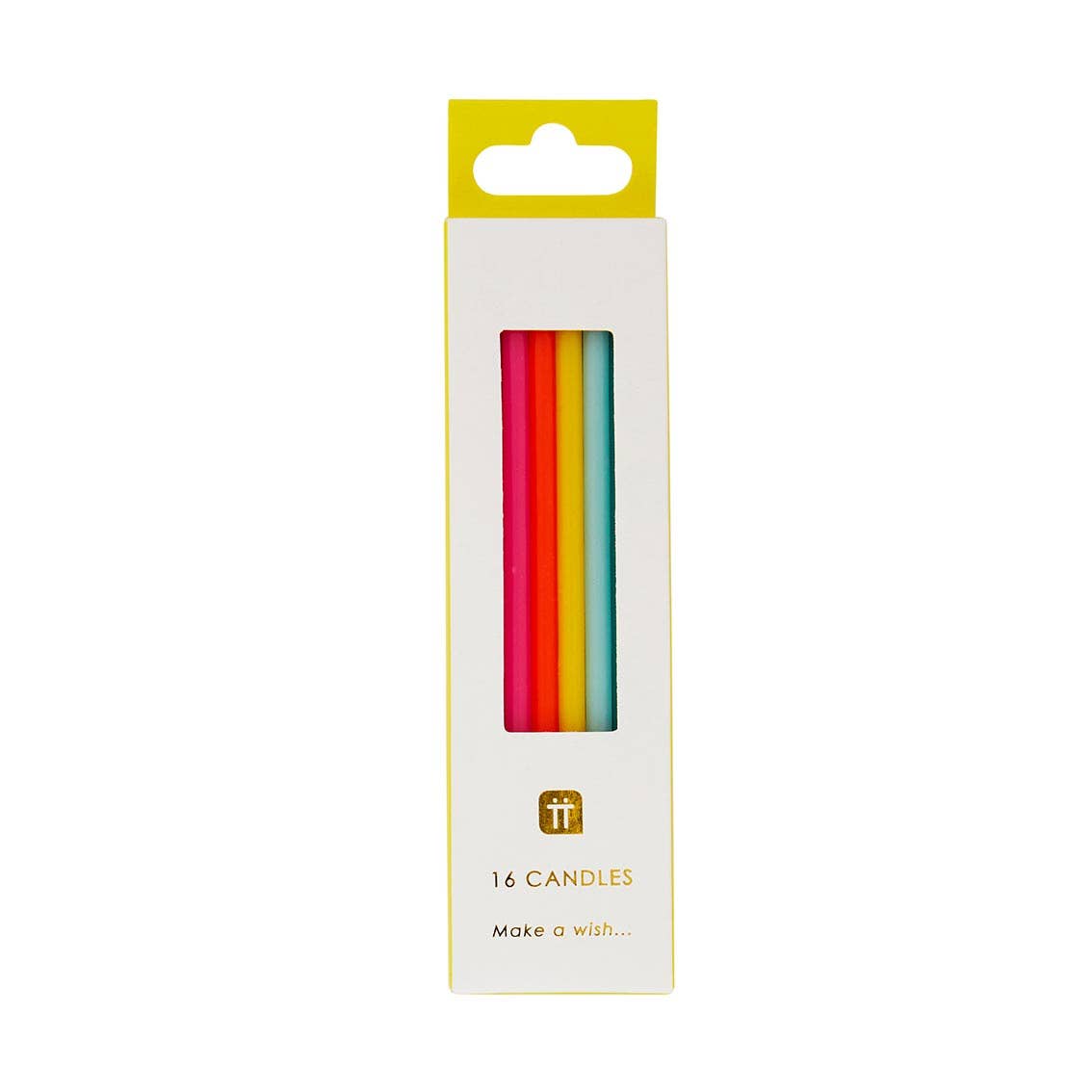 Rainbow Birthday Candles - Box Turtle
