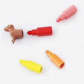 Rainbow Dachshund Markers - Box Turtle