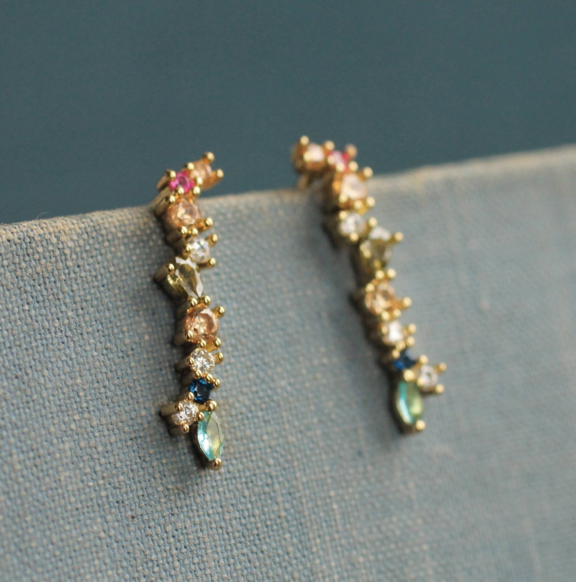 Rainbow Drop Earrings - Box Turtle