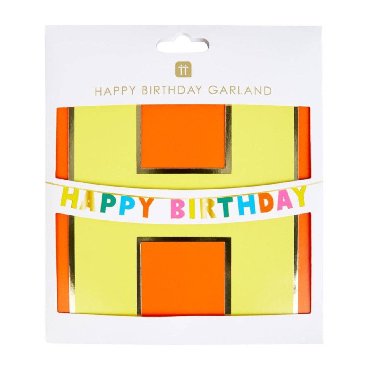 Rainbow Happy Birthday Garland - Box Turtle