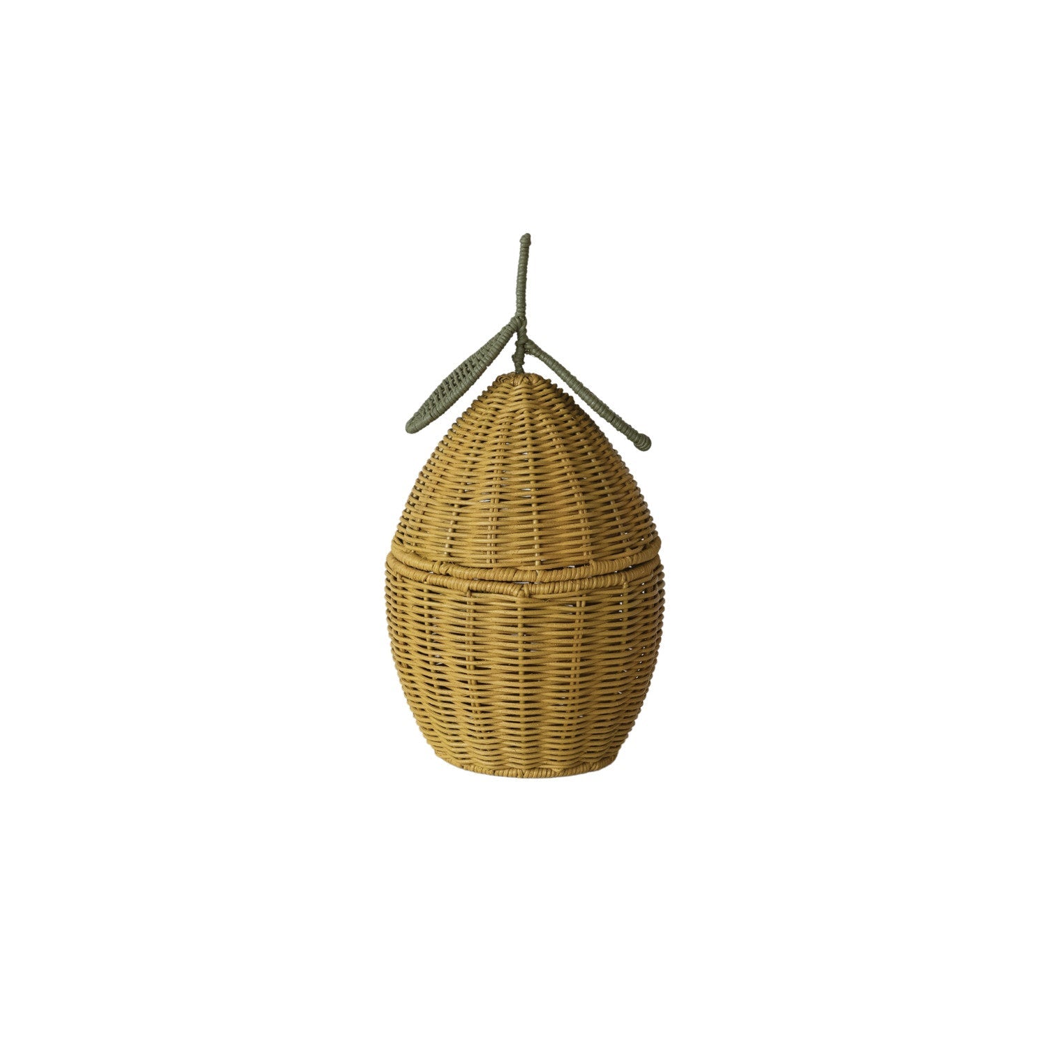 Rattan Lemon Shaped Basket - Box Turtle