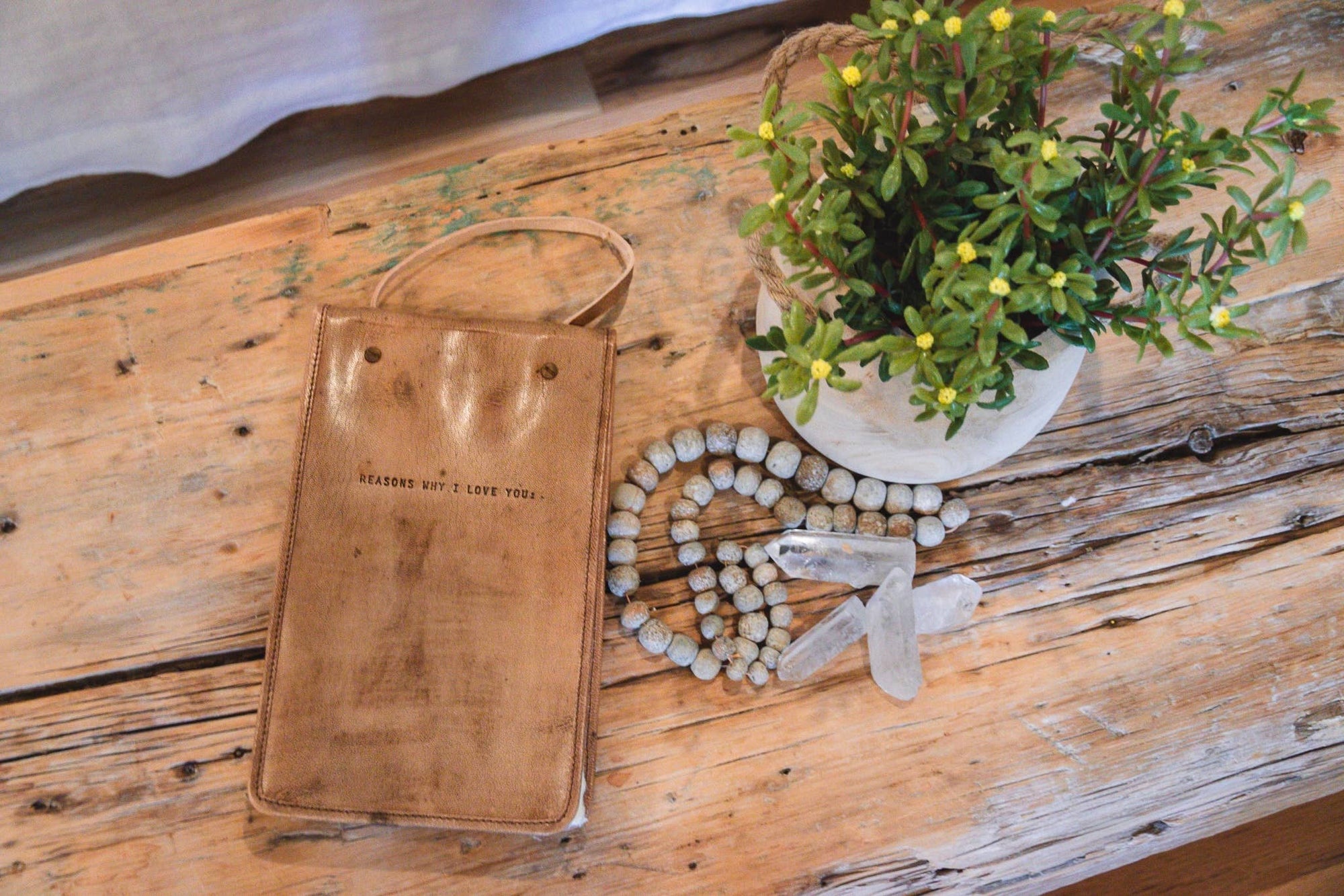 Reasons Why I Love You Leather Journal - Box Turtle