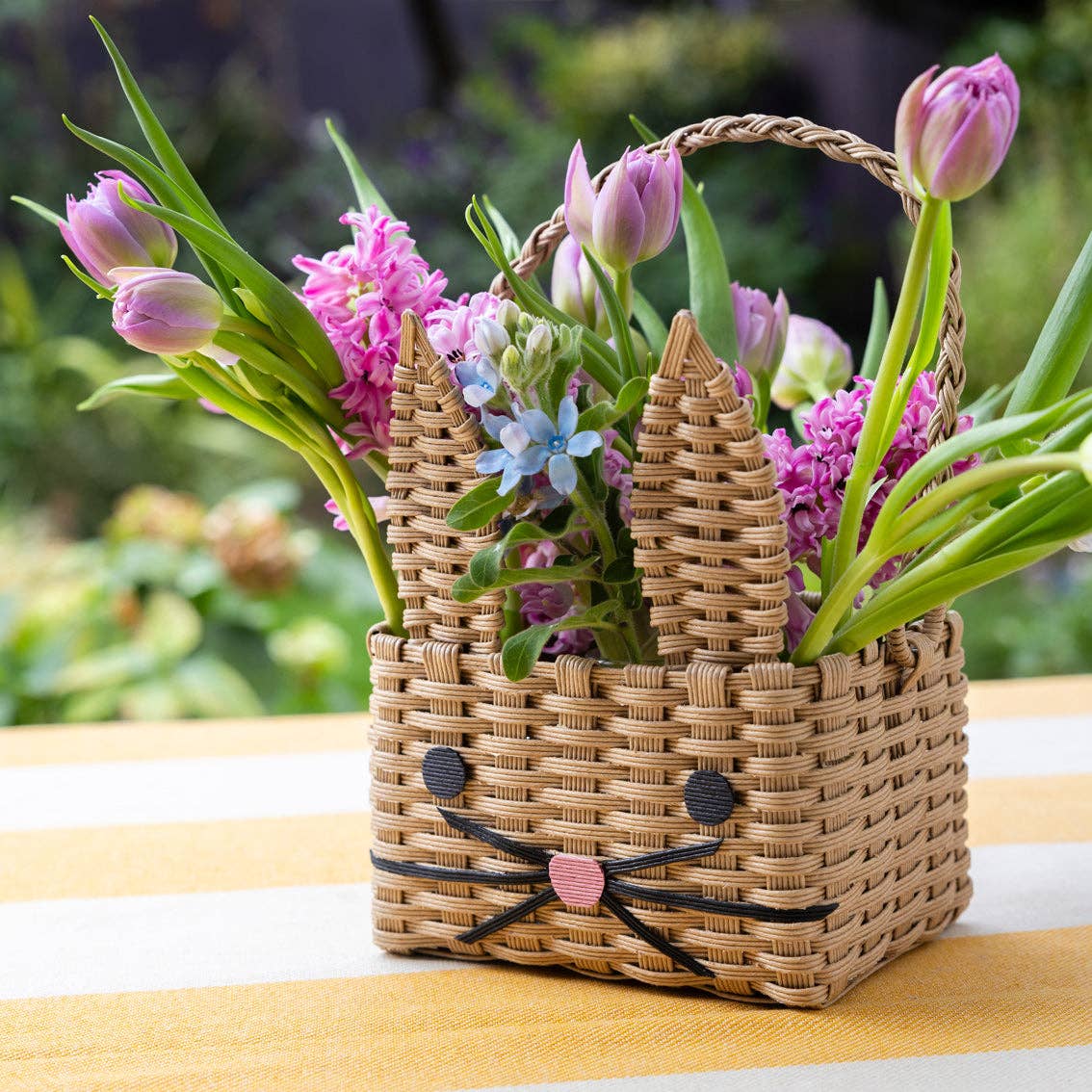 Recycled Paper Bunny Shaped Basket - Box Turtle