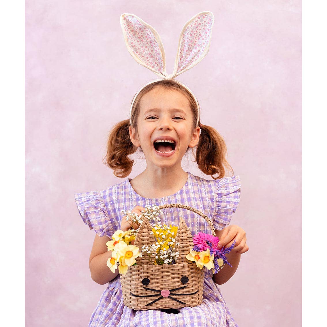 Recycled Paper Bunny Shaped Basket - Box Turtle