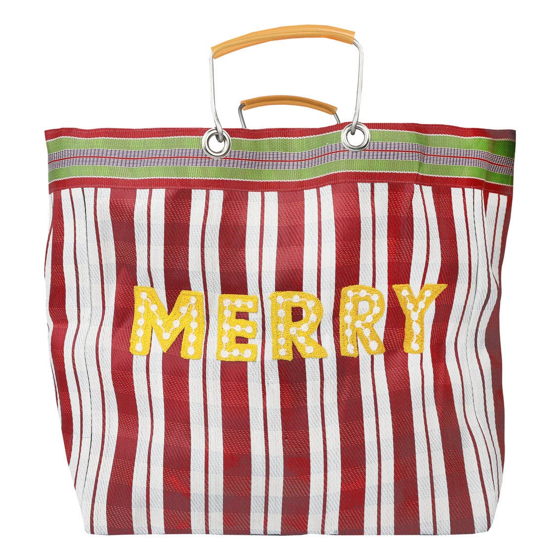 Recycled Plastic "Merry" Tote Bag - Box Turtle