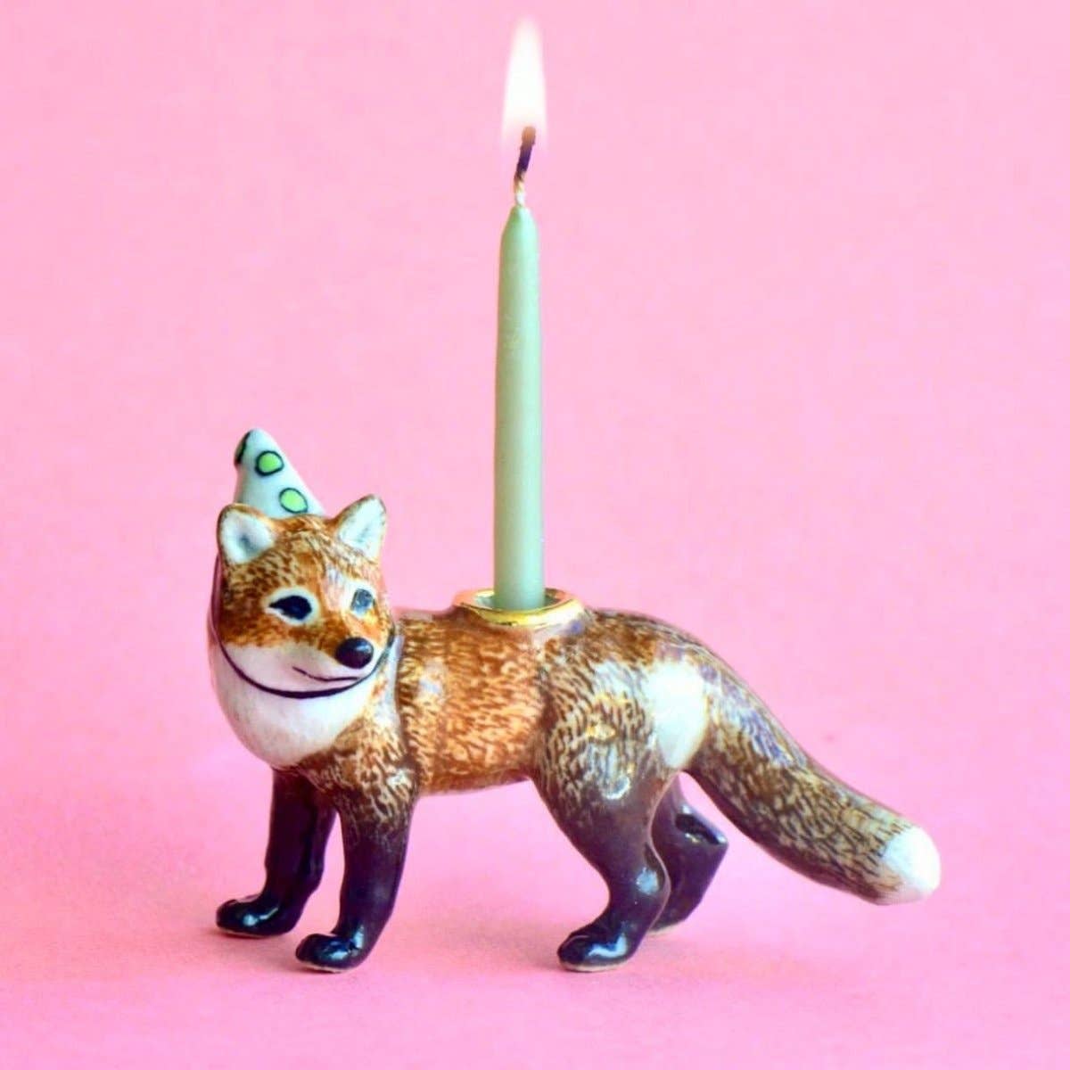 Red Fox Cake Topper - Box Turtle