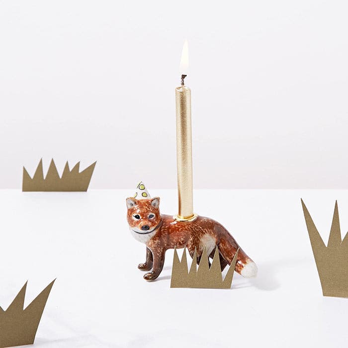 Red Fox Cake Topper - Box Turtle